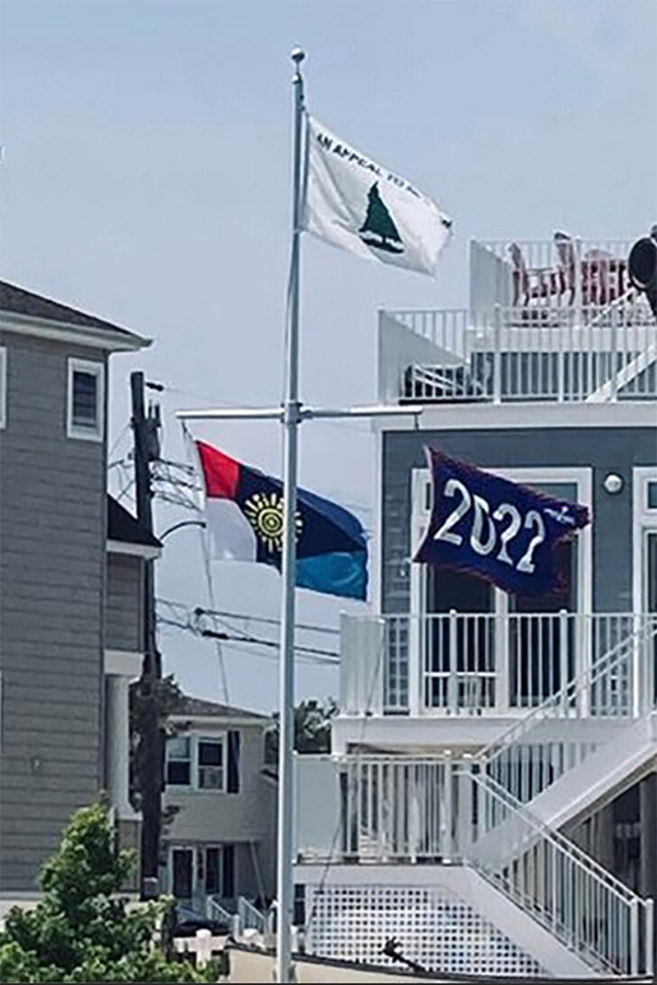 Appeal to heaven flag at Samuel Alito's beach house