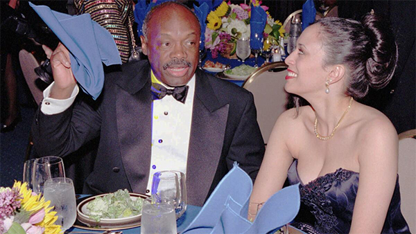 Willie Brown and Kamala Harris in 1994