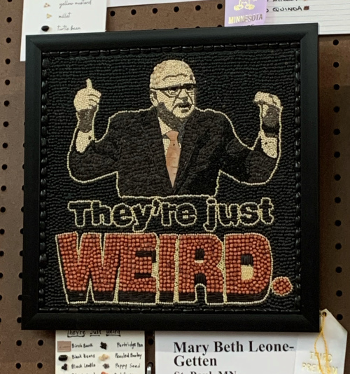 It shows Walz and says, 'They're just WEIRD'