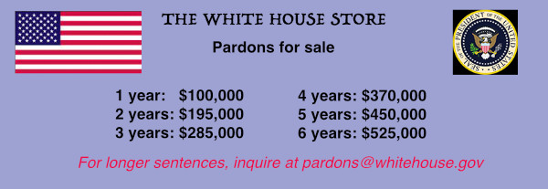 Pardons for sale